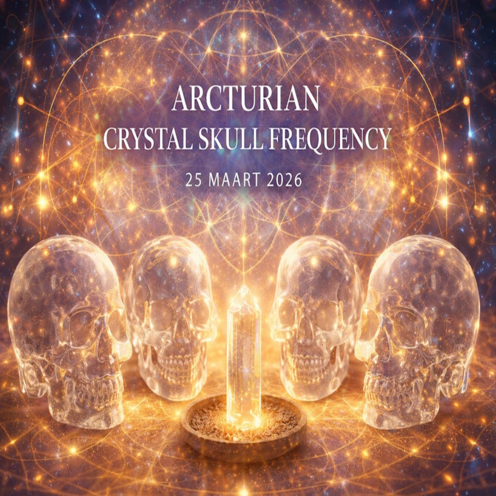 Crystal Skull Frequencies by Apollanja: Arcturian Frequency Meditatie 25 maart 2026