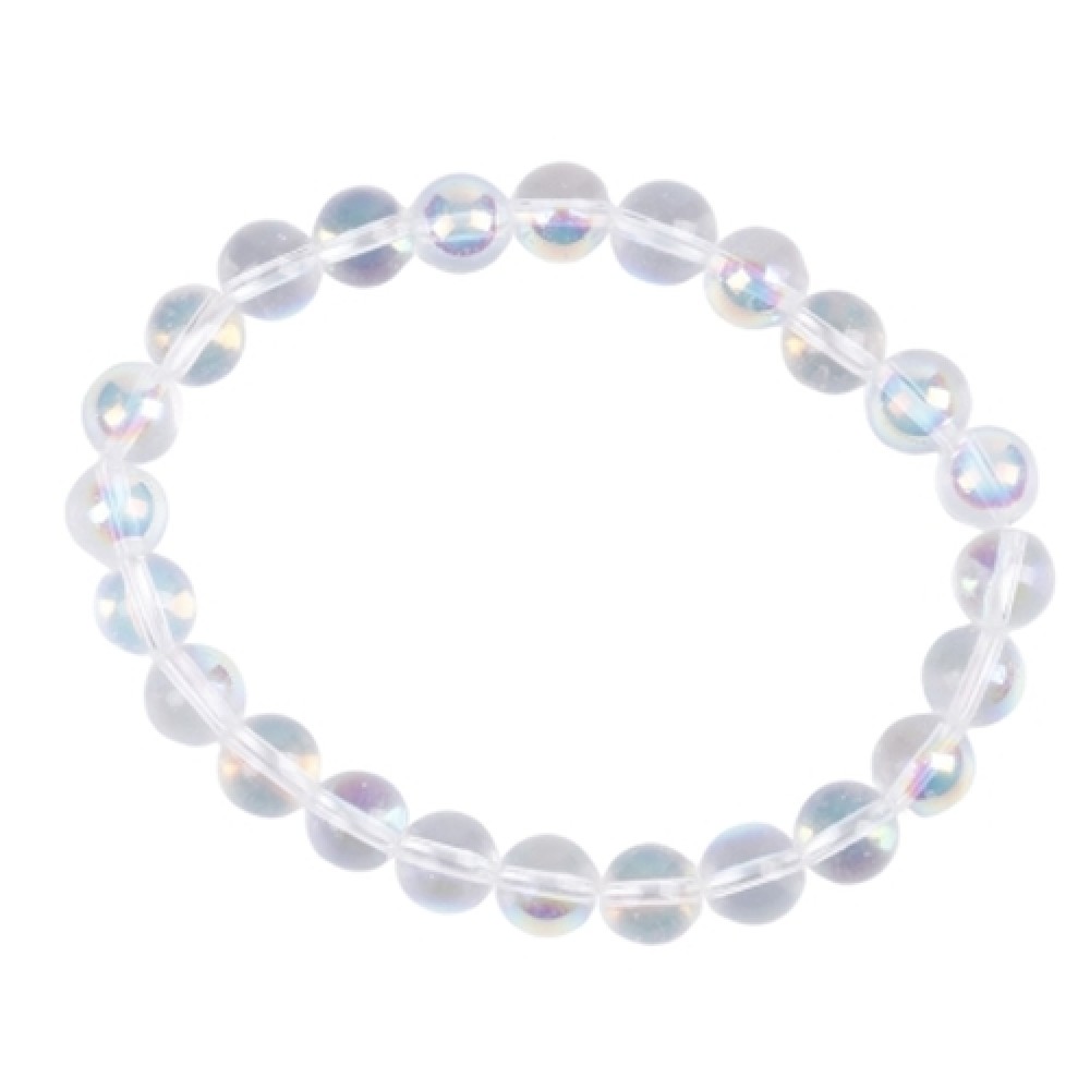 Armband Edelsteen Angel Aura 8mm Kralen