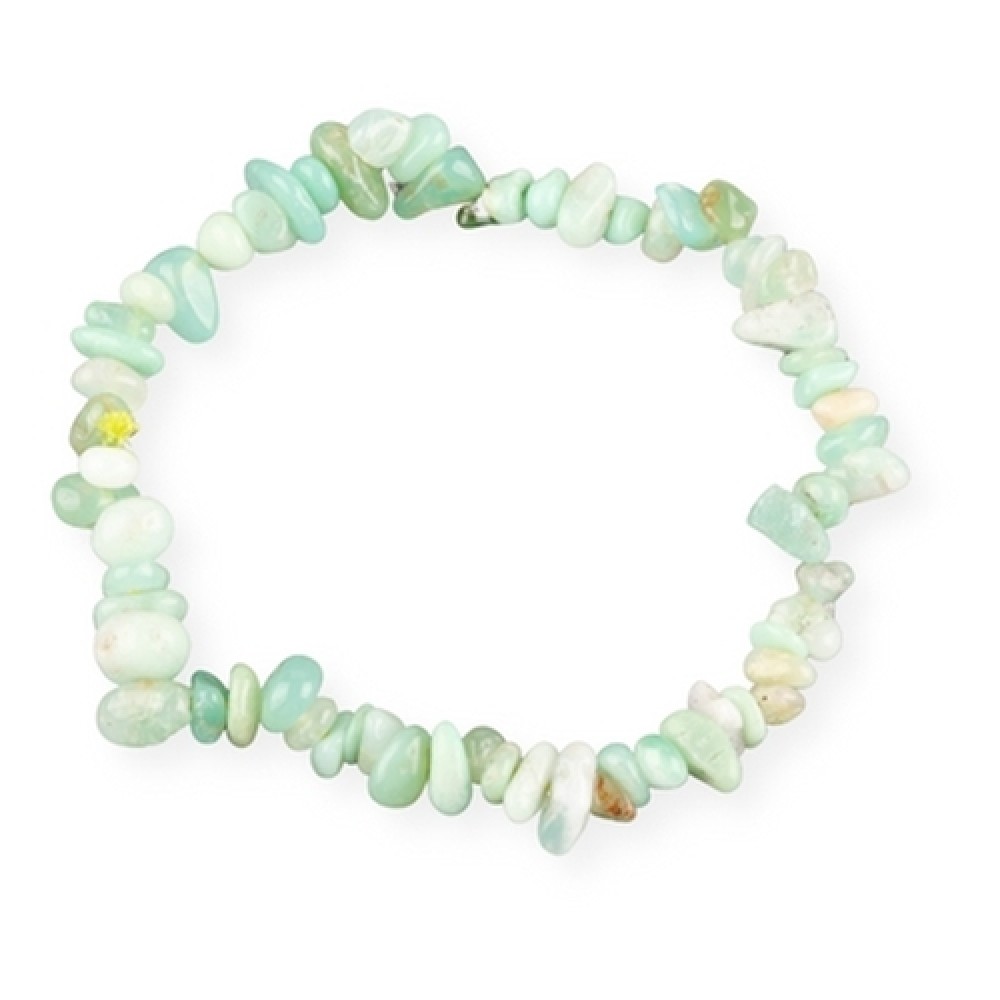 Armband Edelsteen Chrysopraas Splitter