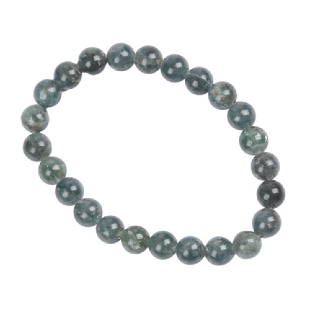 Armband Edelsteen Groene Apatiet 8mm Kralen