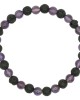 Armband Edelsteen Lava - Amethist 6mm Kralen