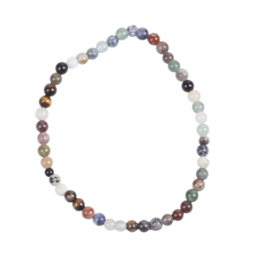 Armband Edelsteen Mixed Stones 4mm Kralen