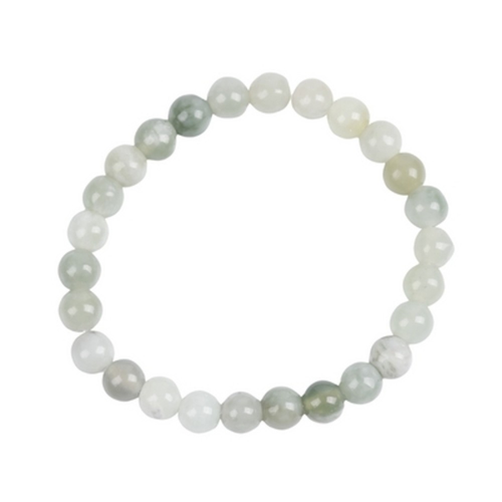 Armband Edelsteen Serpentijn - New Jade 8mm Kralen