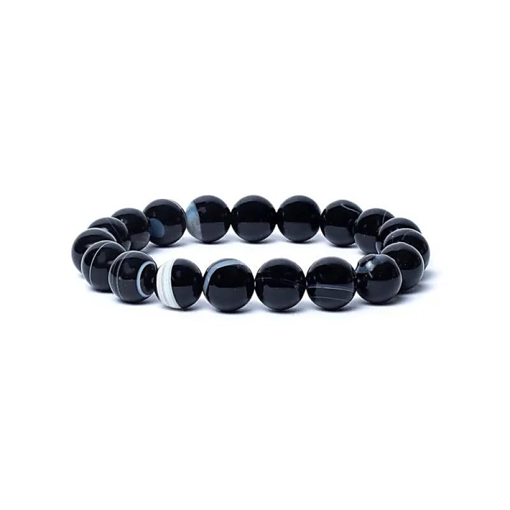 Armband Edelsteen Shiva Oog Agaat 10mm Kralen