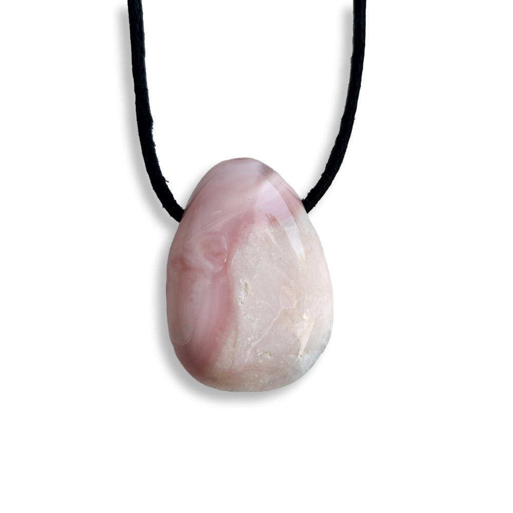 Cherry Opal Gemstone Pendant