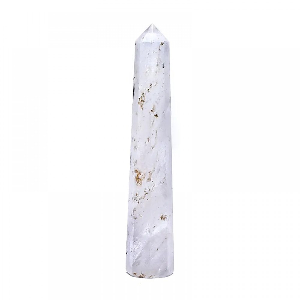 Rock Crystal Point - Six-sided Obelisk 7.5-10 cm