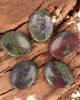 Drakenbloed Jaspis Worry Stone - Duimsteen 3,5-4,5cm