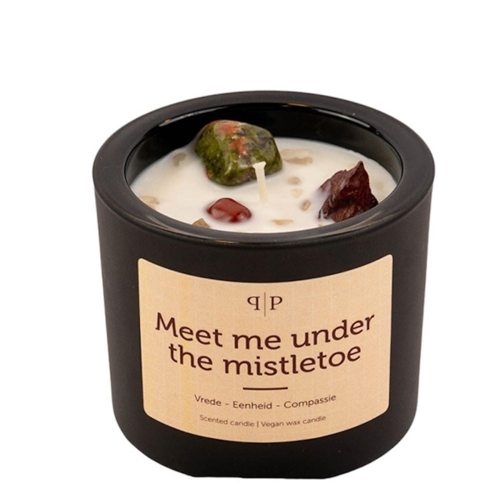 Gemstone Scented Candle Meet Me Under The Mistletoe