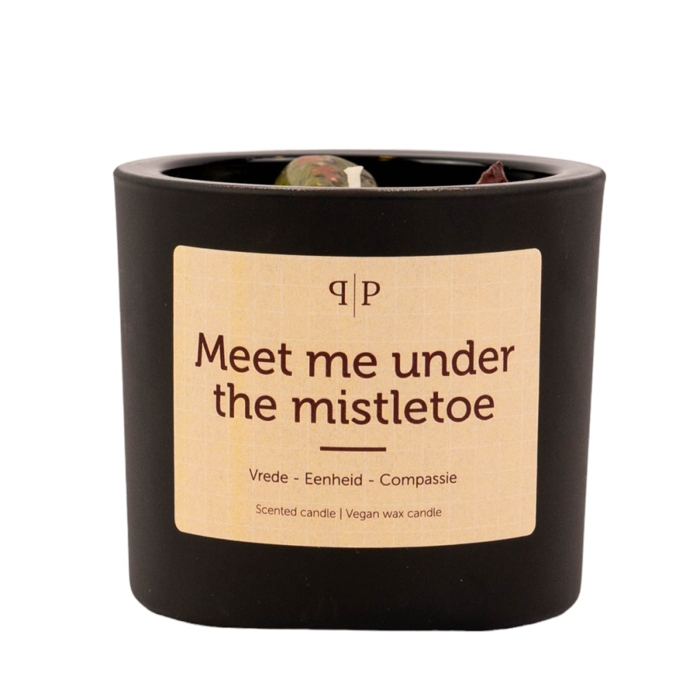 Gemstone Scented Candle Meet Me Under The Mistletoe