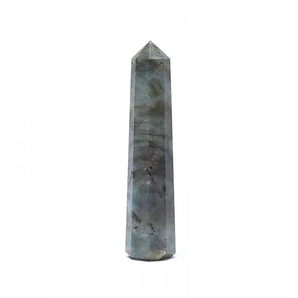 Labradorite Point - Six-sided Obelisk 7.5-10 cm