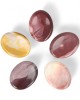 Mookaiet Jaspis Worry Stone - Duimsteen 3,5-4,5cm