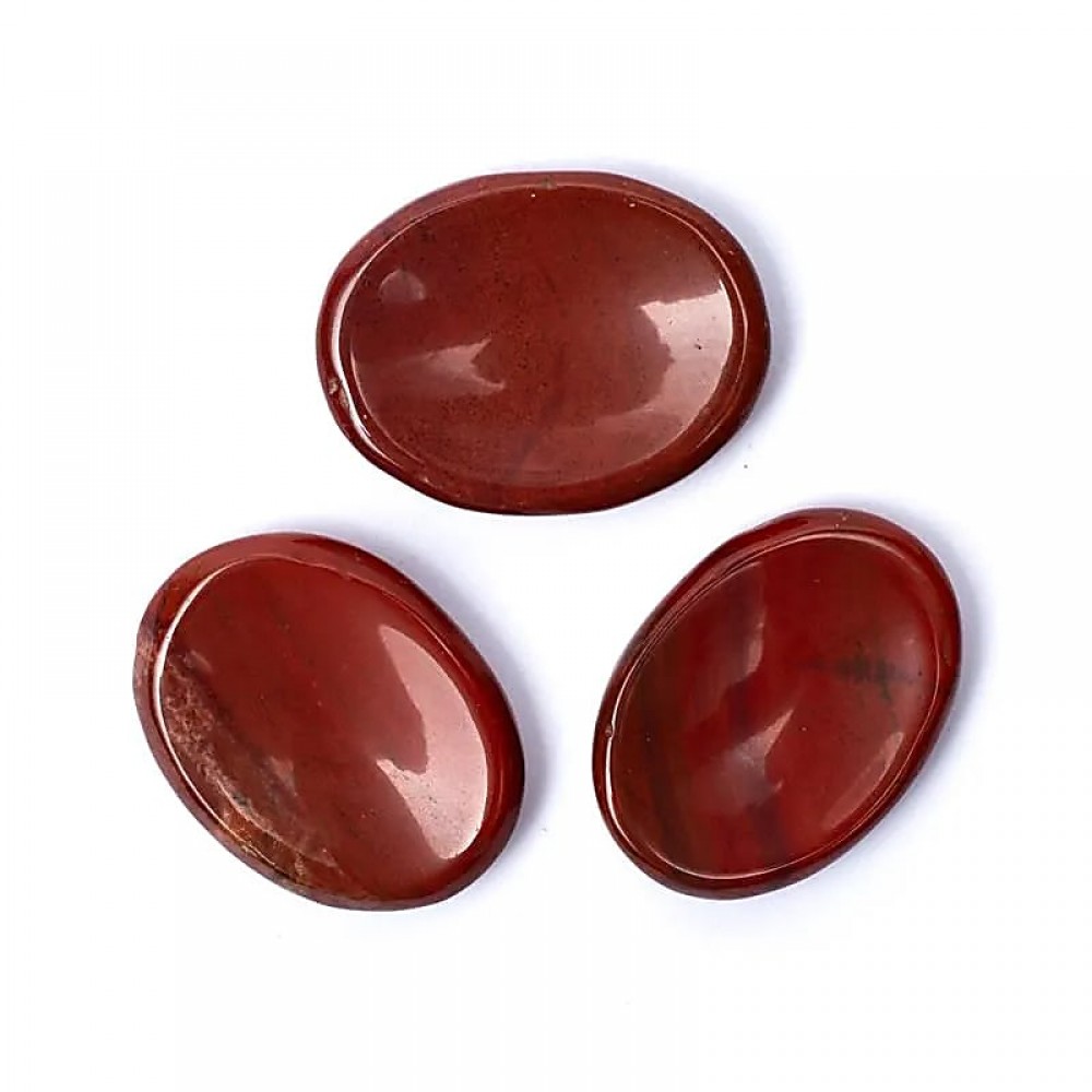 Red Jasper Worry Stone 3.5-4.5 cm