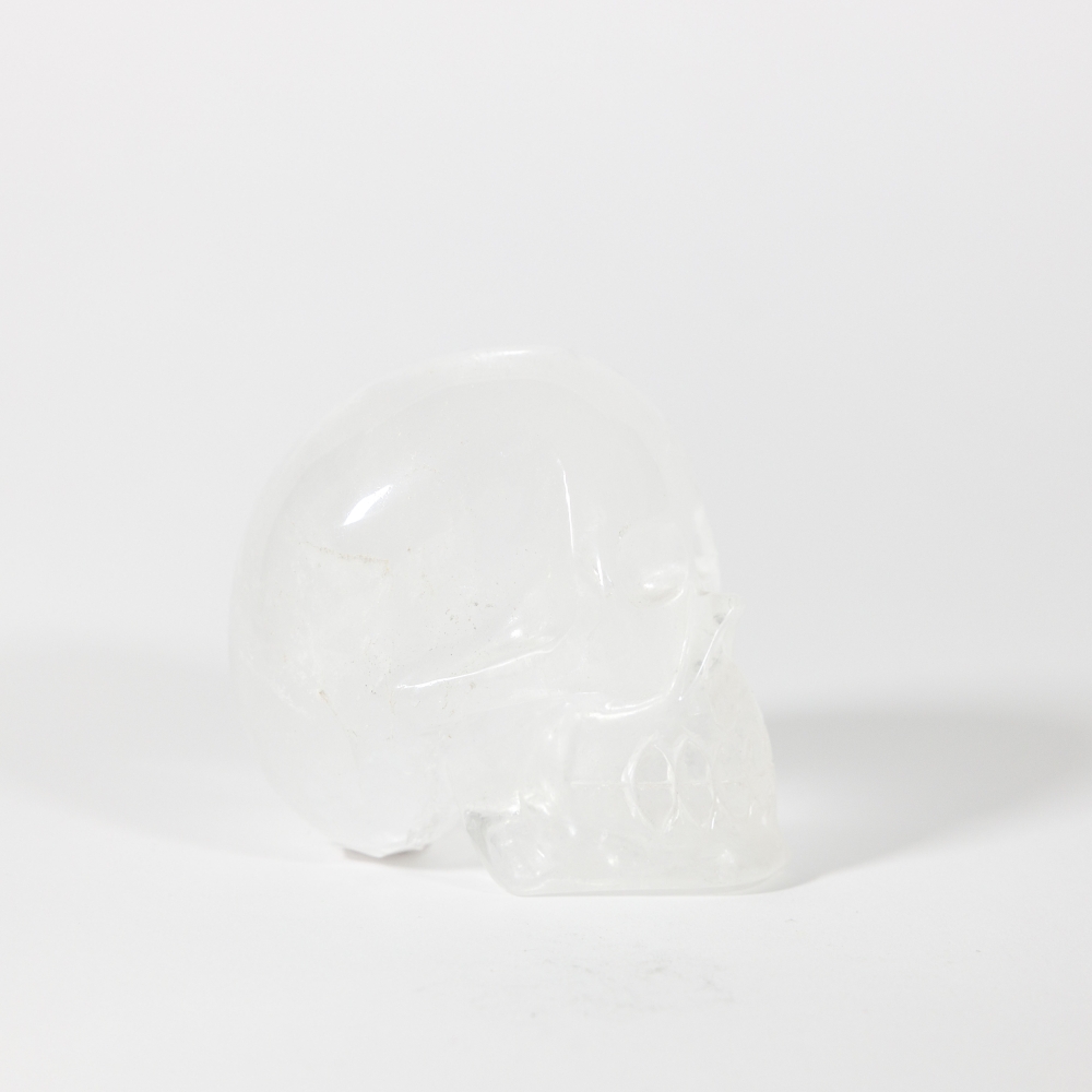 Crystal Skull Rock Crystal - Quartz 7.5cm