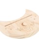 Natural Mystical Hands Crescent Moon Kaart Standaard