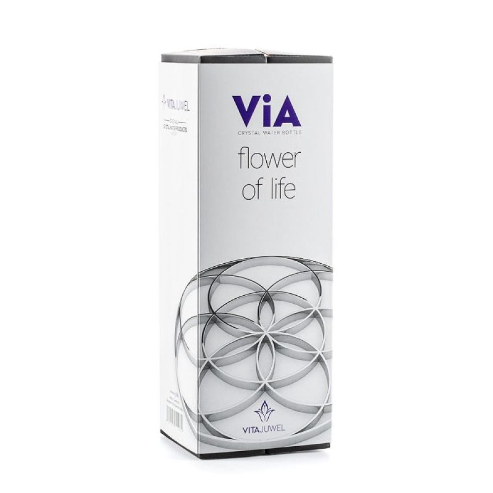 VitaJuwel ViA Flower Of Life Gemwater Bottle